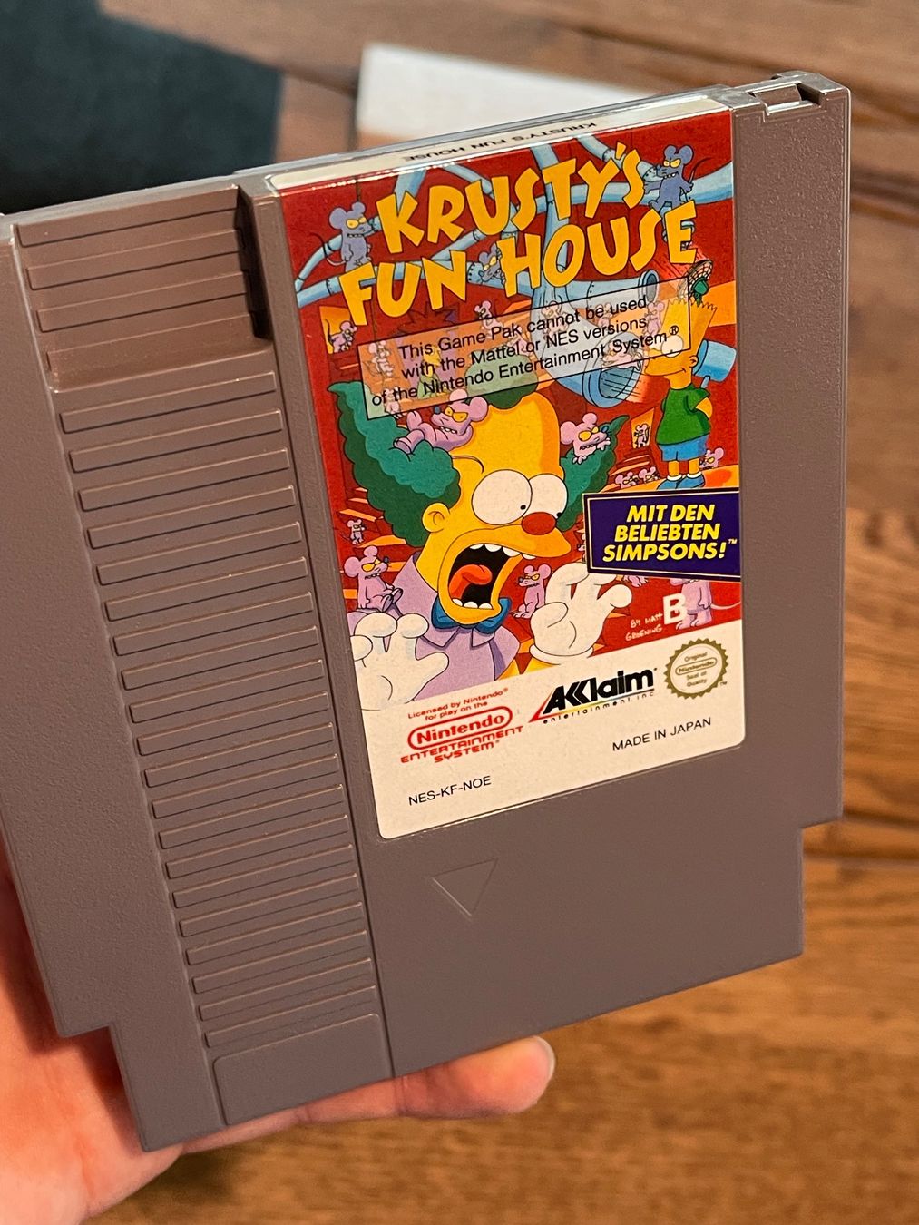 Nintendo Giochi: Krusty's Fun House NES Spiel + OVP Sammler – Usato da Zuerich venduto da Dorsi 5