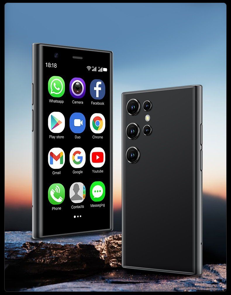 Handys / Smartphones: Mini-Smartphone 16GB HD-Kamera Dual-Sim – Neu und originalverpackt aus Gurmels von Swisspod
