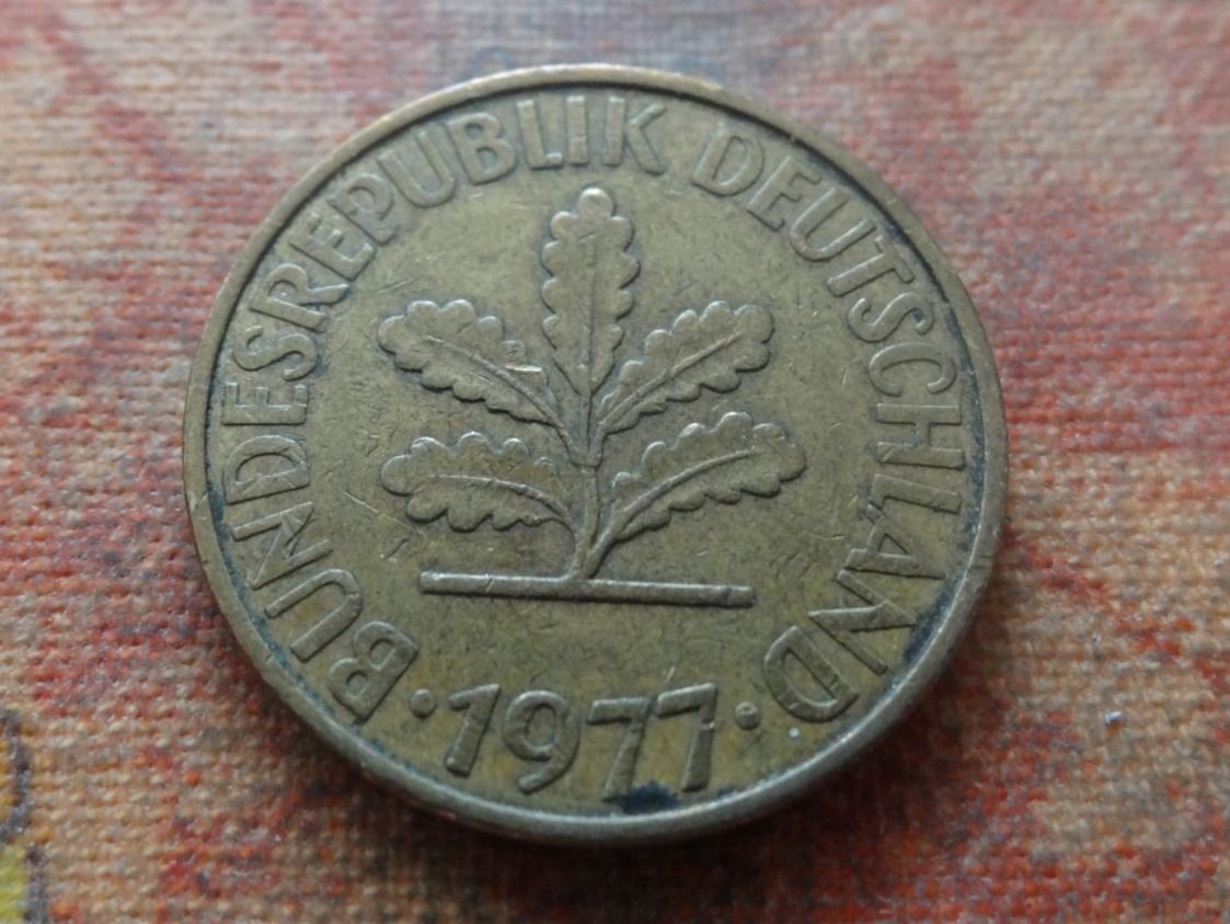 Tutti le monete: DEUTSCHLAND 10 Pfennig 1977 – Usato da Romanel-sur-Lausanne venduto da Swift13