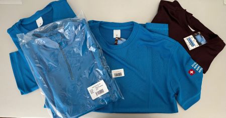Zivildienstkleider Shirt Neu Originalverpackt M/L Blau/Braun