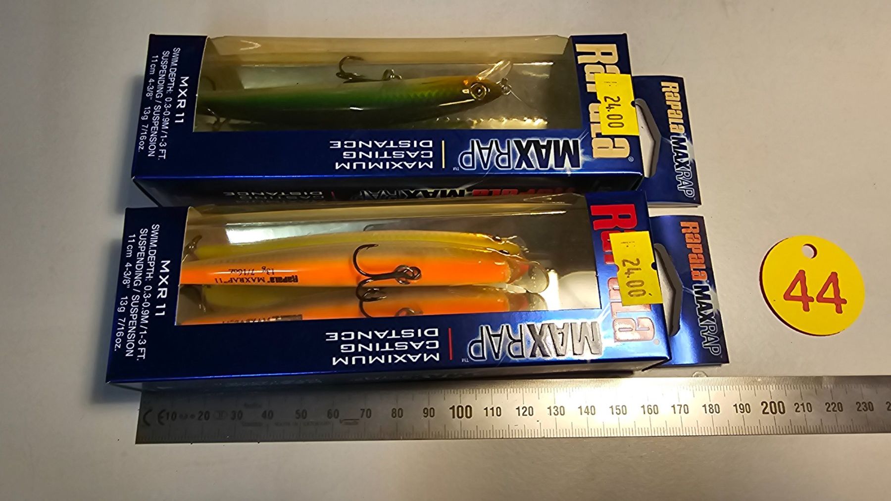 Rapala Esche: 2 Rapala Maxrap Köder, neu & OVP, Top Zustand, Max Casting – Nuovo e nell'imballaggio originale da Abtwil SG venduto da Fischerei_Artikel 1