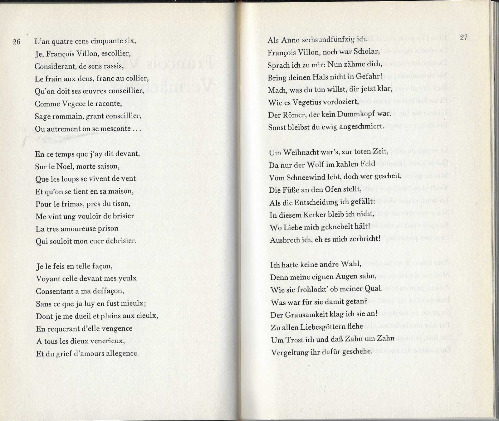 Libri: Die Lebensbeichte des François Villon – Usato da Flims - Dorf venduto da Stagediver 3
