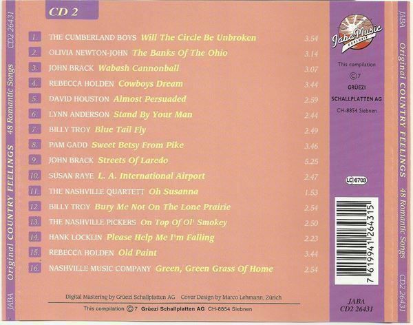 CD: Country Feelings CD – Usato da St. Margarethen TG venduto da ursk10 1