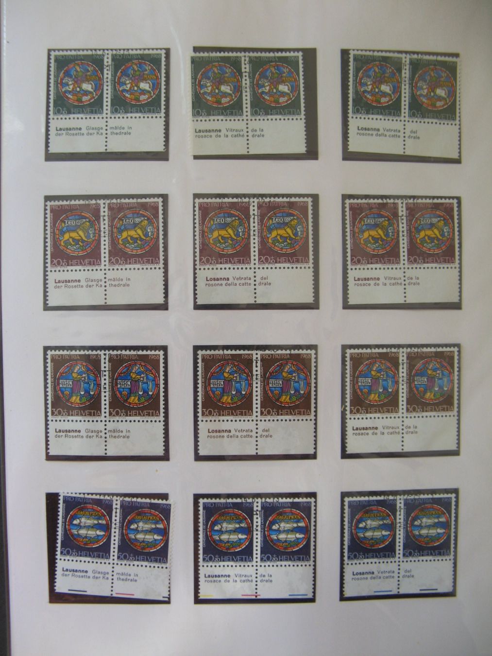Tutti i francobolli: PP 1968 - 1976 mit Tabs – Usato da Frauenfeld venduto da Interessent1