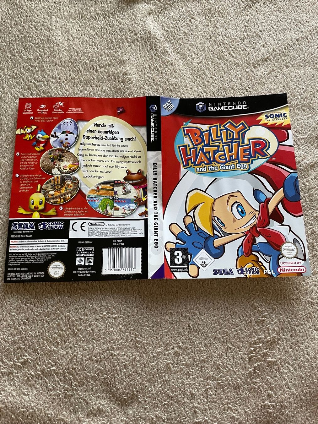 Nintendo Giochi: Nintendo Gamecube Spiel - Billy Hatcher and the Giant Egg – Usato da Niederwangen BE venduto da m_s13 1