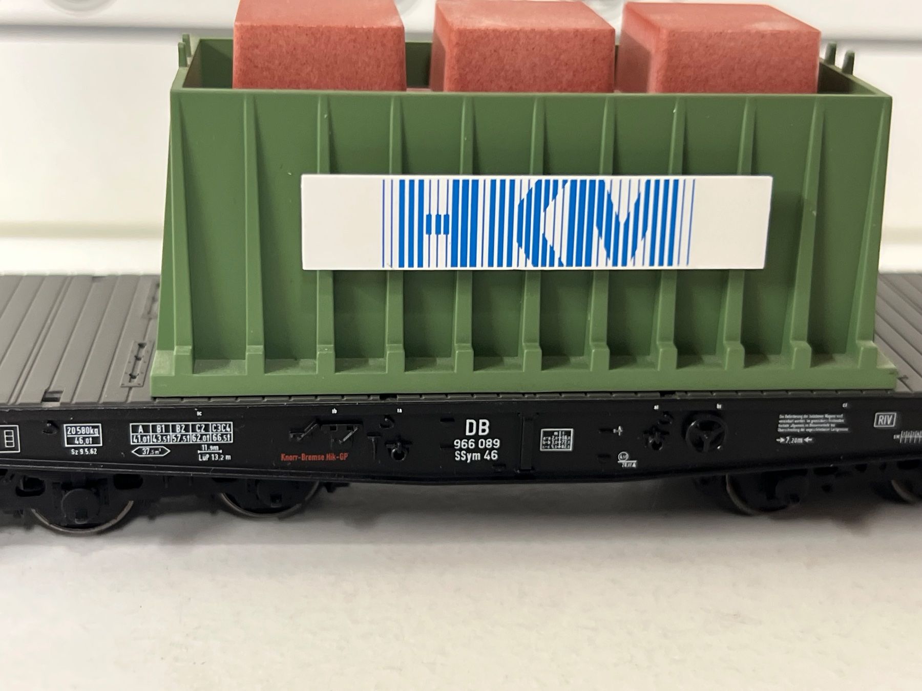 Märklin Modellini di ferrovie: Märklin 48668 Schwerlastwagen H0 AC – Usato da Neuenhof venduto da ludovicco 2