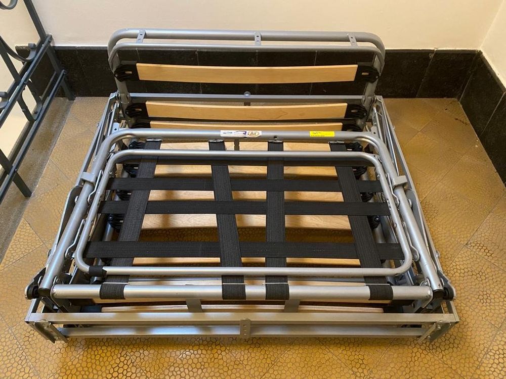 Amorsee Schlafsofa 148x71x83cm - Velvet Sofabett 2-Sitzer Dunkelgrau