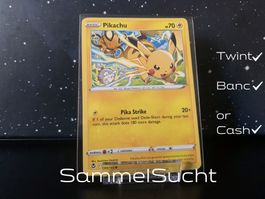 Pokemon ⚡ Pikachu Einzelkarte #49 Silver Tempest ⚡☆
