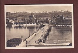 LUZERN - Seebrücke - Bahnhof