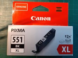 Canon PIXMA 551XL Black Tintenpatrone Original - Ungeöffnet