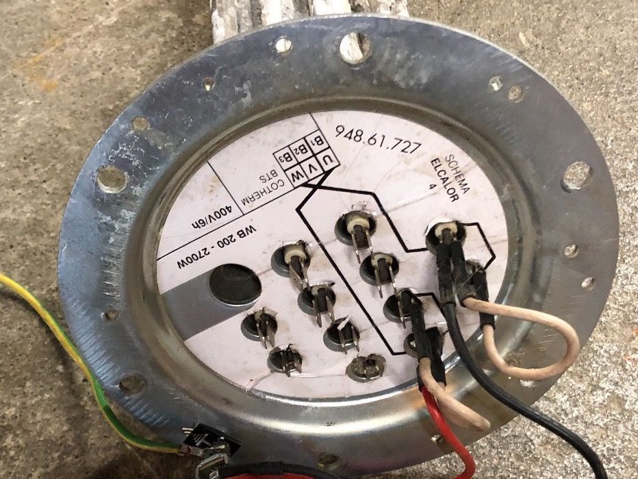 Sanitari: Boilerflansch Elcalor Boilerheizung – Usato da Niederrohrdorf venduto da ledergerber