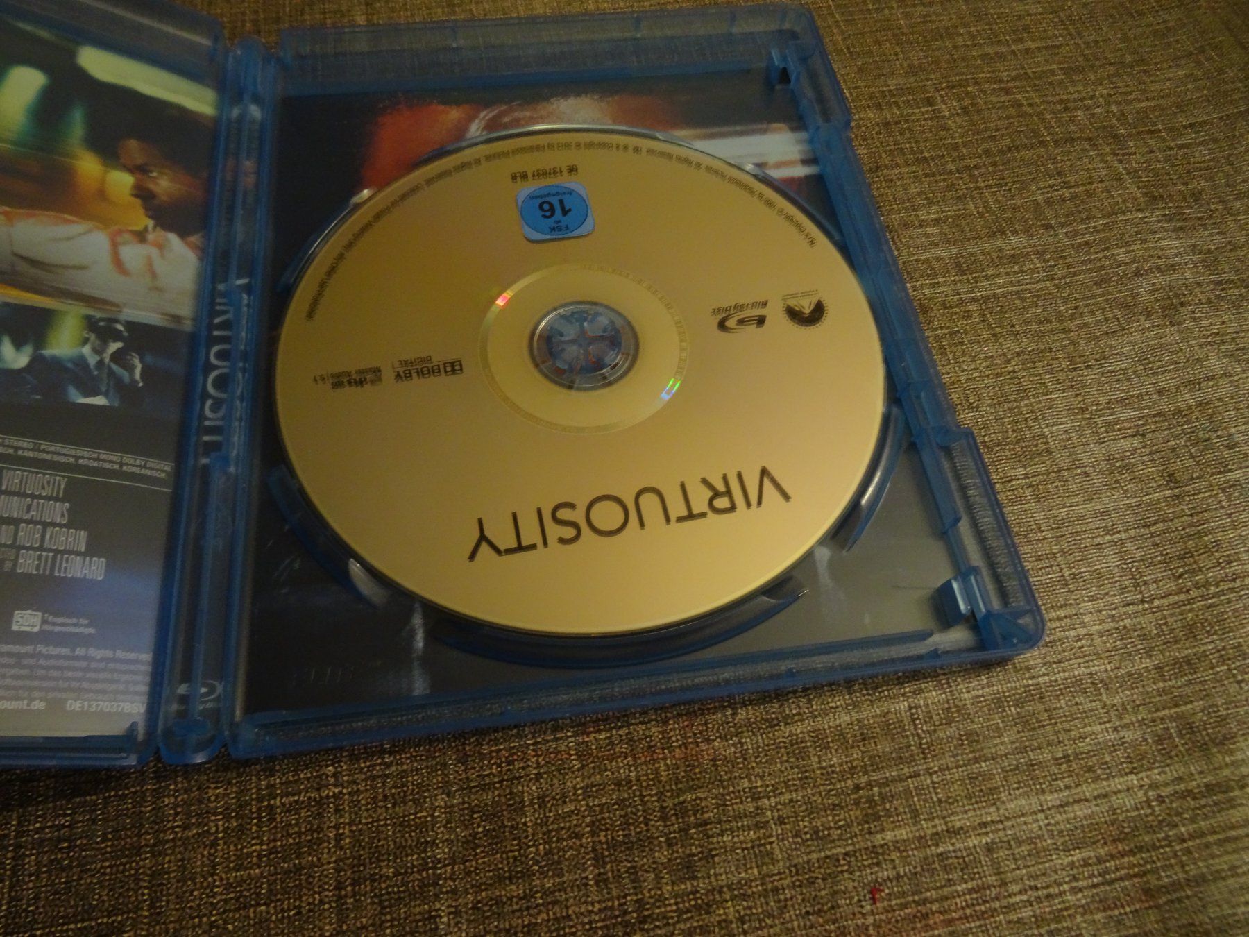 Tous les DVDs: Virtuosity Blu-ray Denzel Washington – D'occasion à Olten par Disc-Verkauf 1