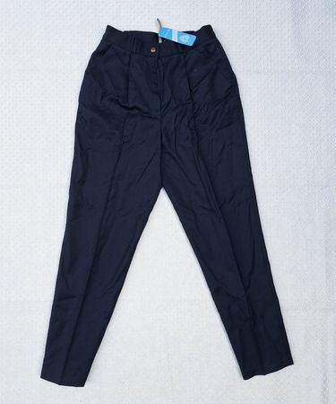Dunkelblaue Vintage Hose Gr. 40 - 100% Wolle by J. RUMMENY