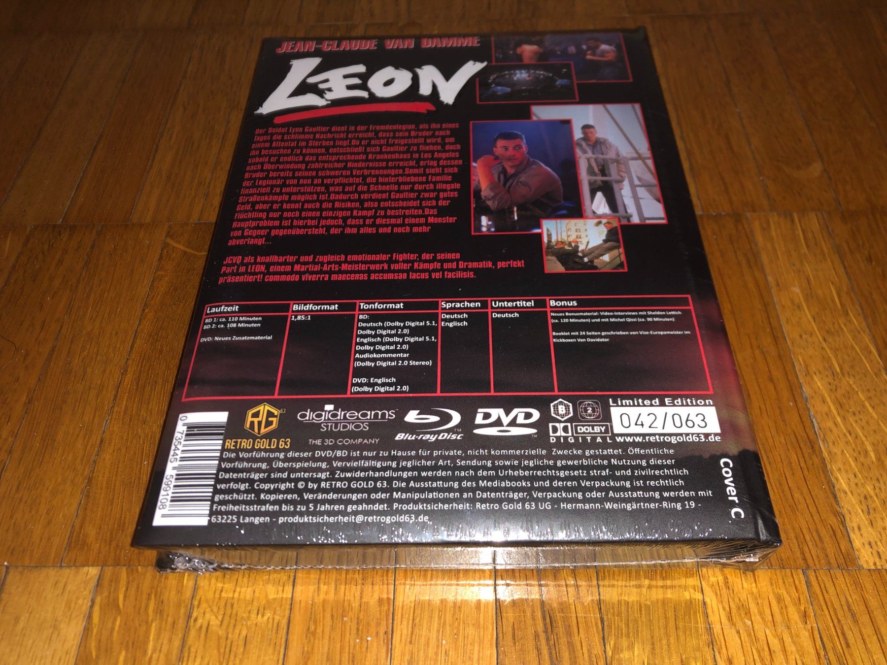 Alle DVDs: Leon - MEDIABOOK - WATTIERT - C - UNCUT – Neu und originalverpackt aus Basel von havsok 1