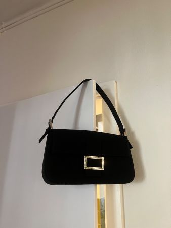 Designer Stuart Weitzman Shoulder Mini Bag Tasche schwarz
