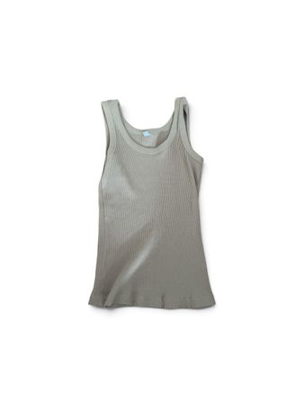 Damen Top UNIQLO Rippstrick Khaki Grösse XS guter Zustand