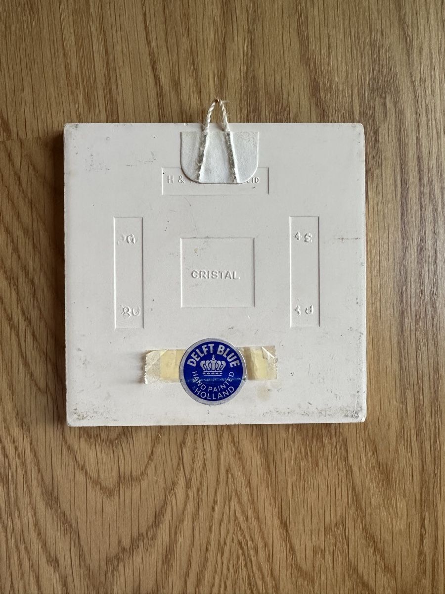 Tutte le decorazioni: Hand painted Delft Blue tile – Usato da Russin venduto da max_xwv2 1