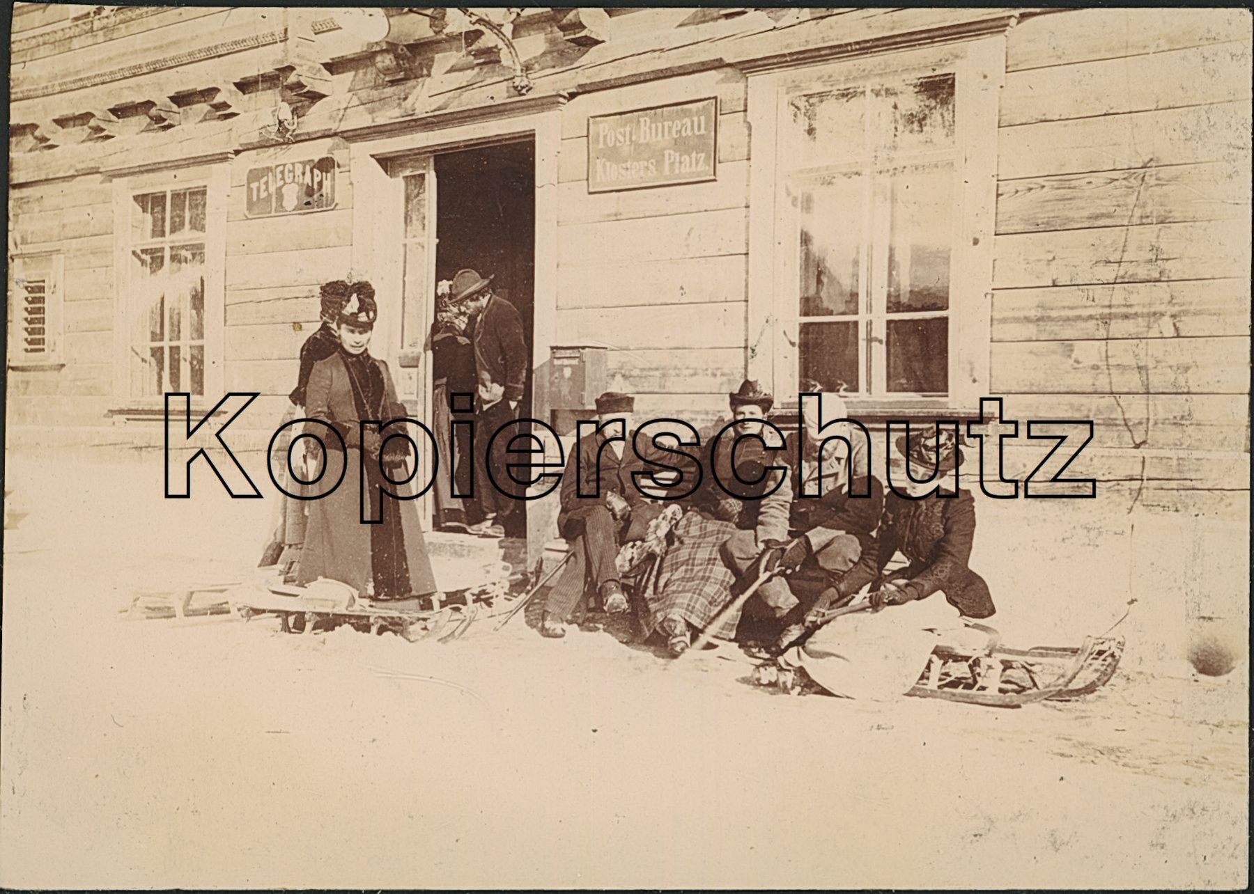 Ansichtskarten: GRS Klosters - Post – Neu (gemäss Beschreibung) aus Schindellegi von dolpitz 1