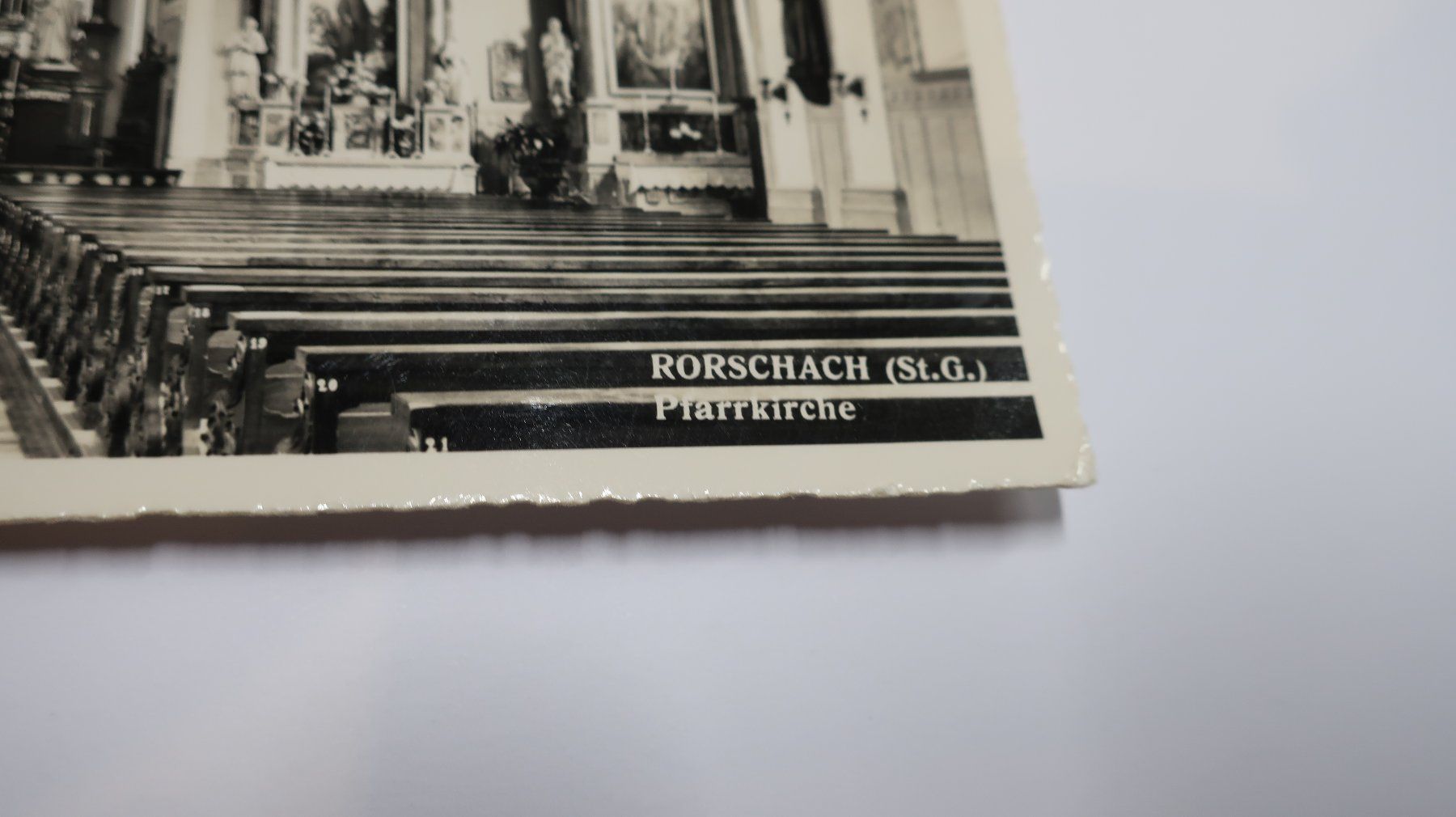 Ansichtskarten: Rorschach Pfarrkirche (St. G.) 1961 – Gebraucht aus Cormoret von Pascalll2001 2