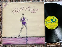 The Deep Purple Singles A's & B's UK Press LP GEWASCHEN