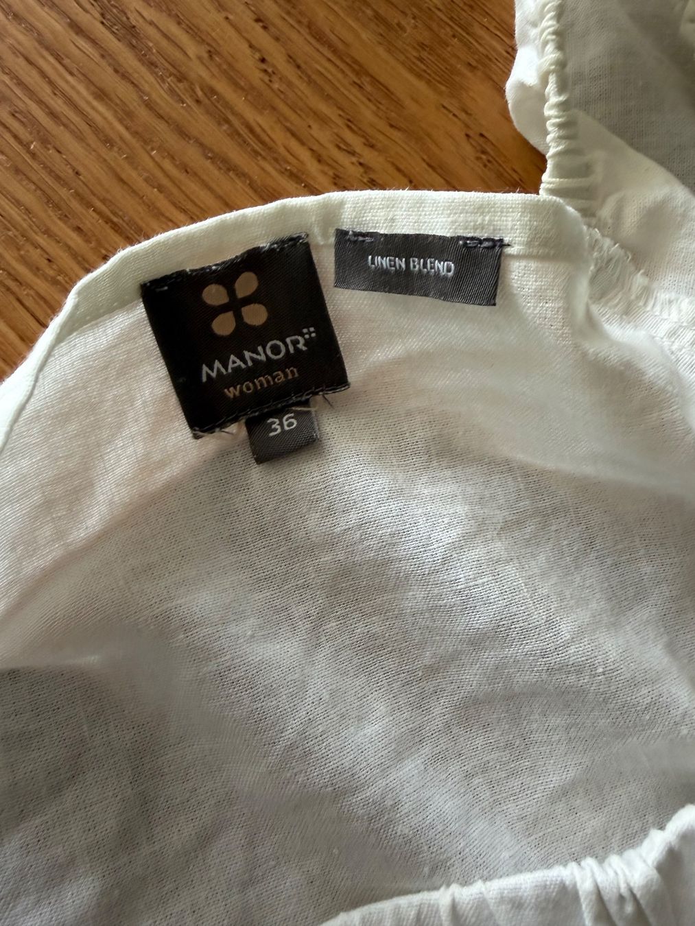Manor Kleider: LEINENKLEID 36 weiss – Gebraucht aus Wattwil von jopara 1