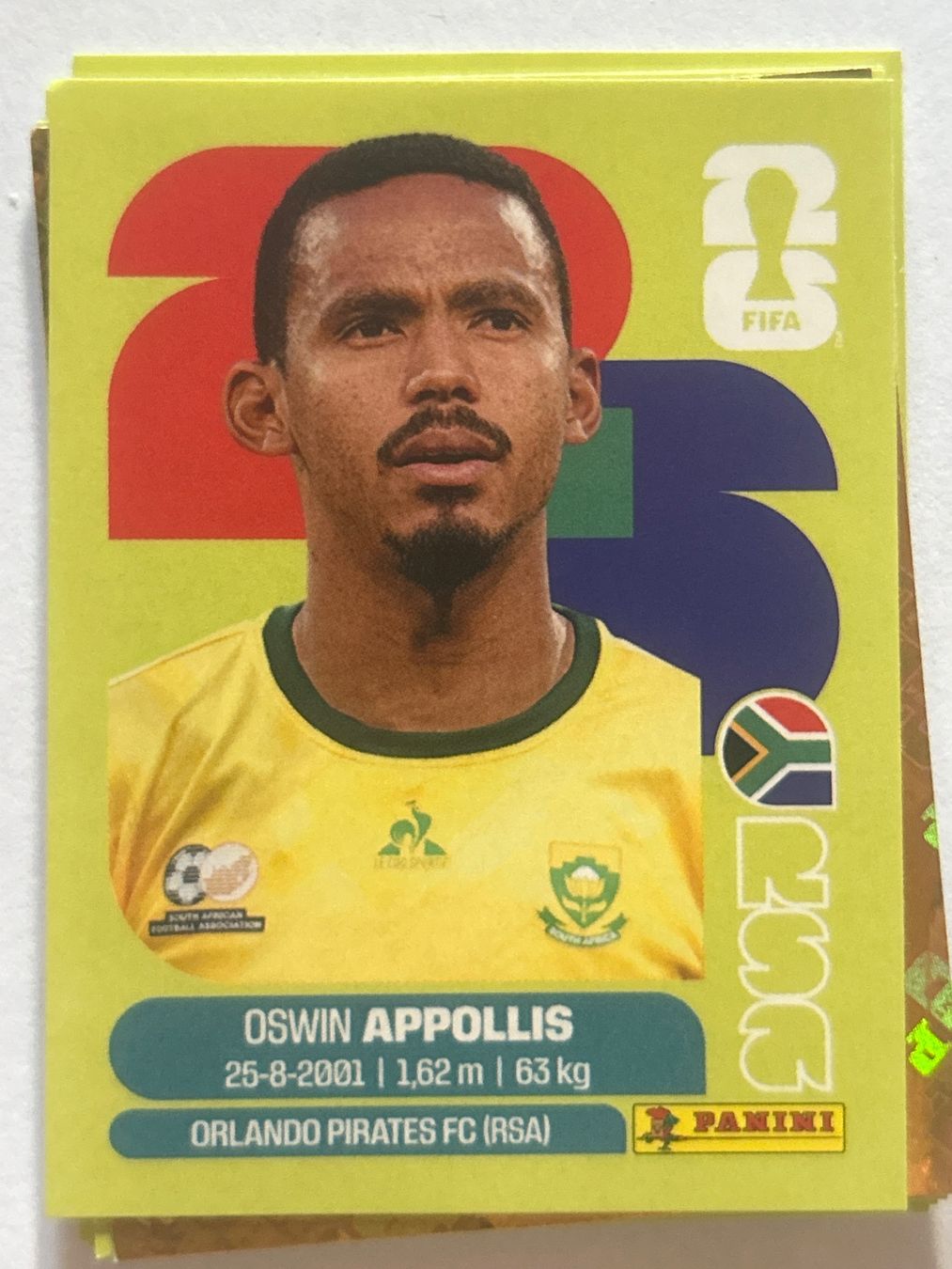 Panini Sammelbilder & Trading cards: Panini WM 2026 Sticker - Appollis RSA 20 – Neu (gemäss Beschreibung) aus Troistorrents von sim_d75d