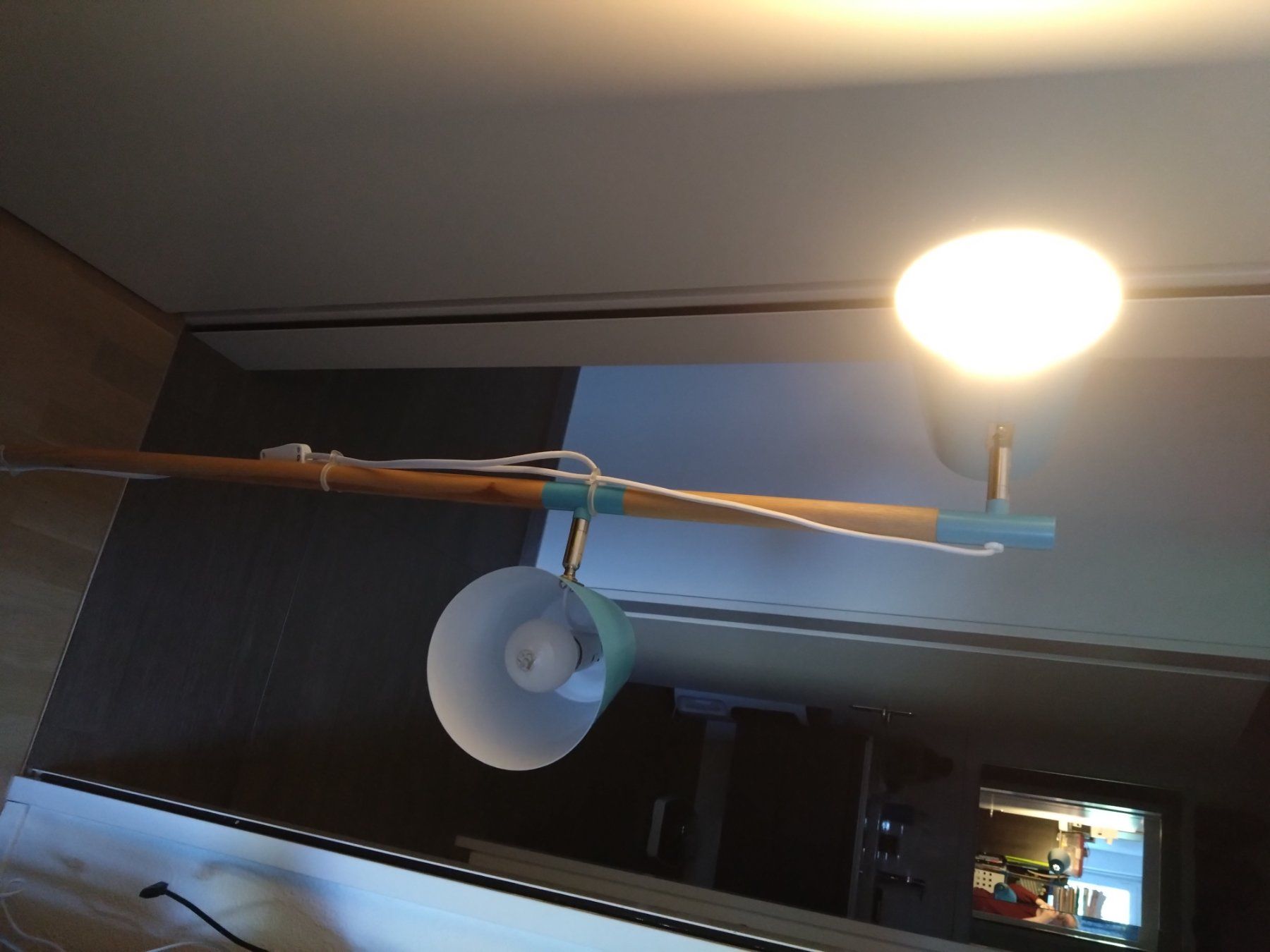 Lampen: Wunderschöne Stehlampe in modernem Hellblau – Gebraucht aus Ostermundigen von Krimskrams8 2
