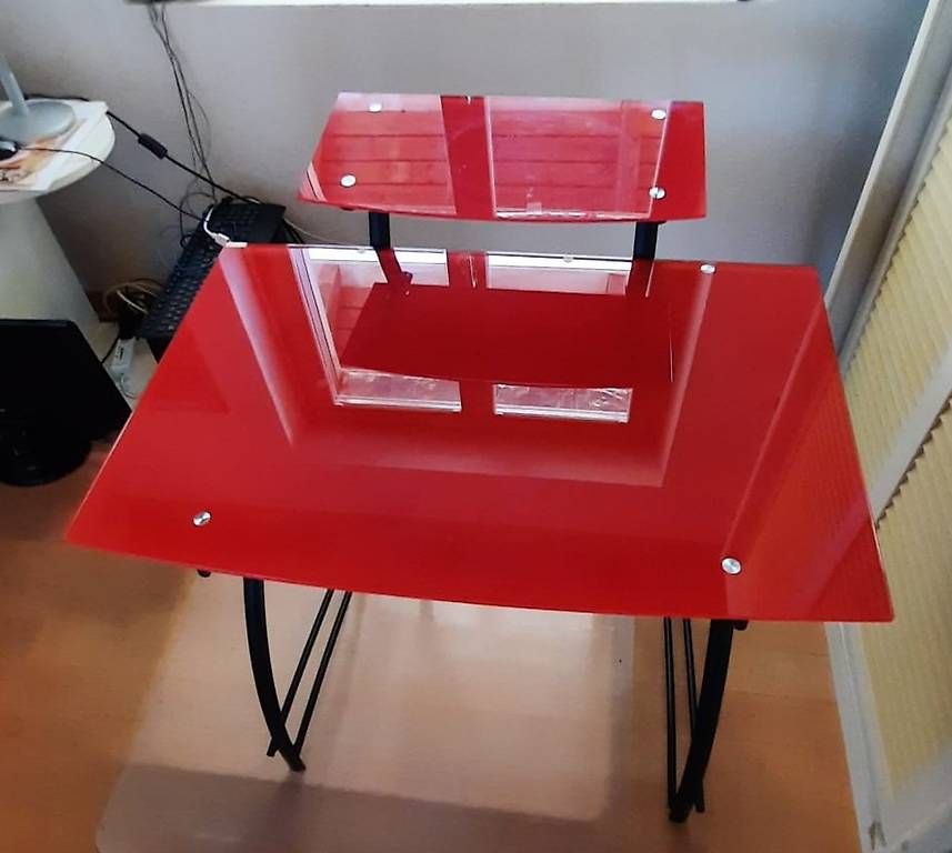 Scrivanie: Kleiner Bürotisch, rot – Usato da Baar venduto da Biga3