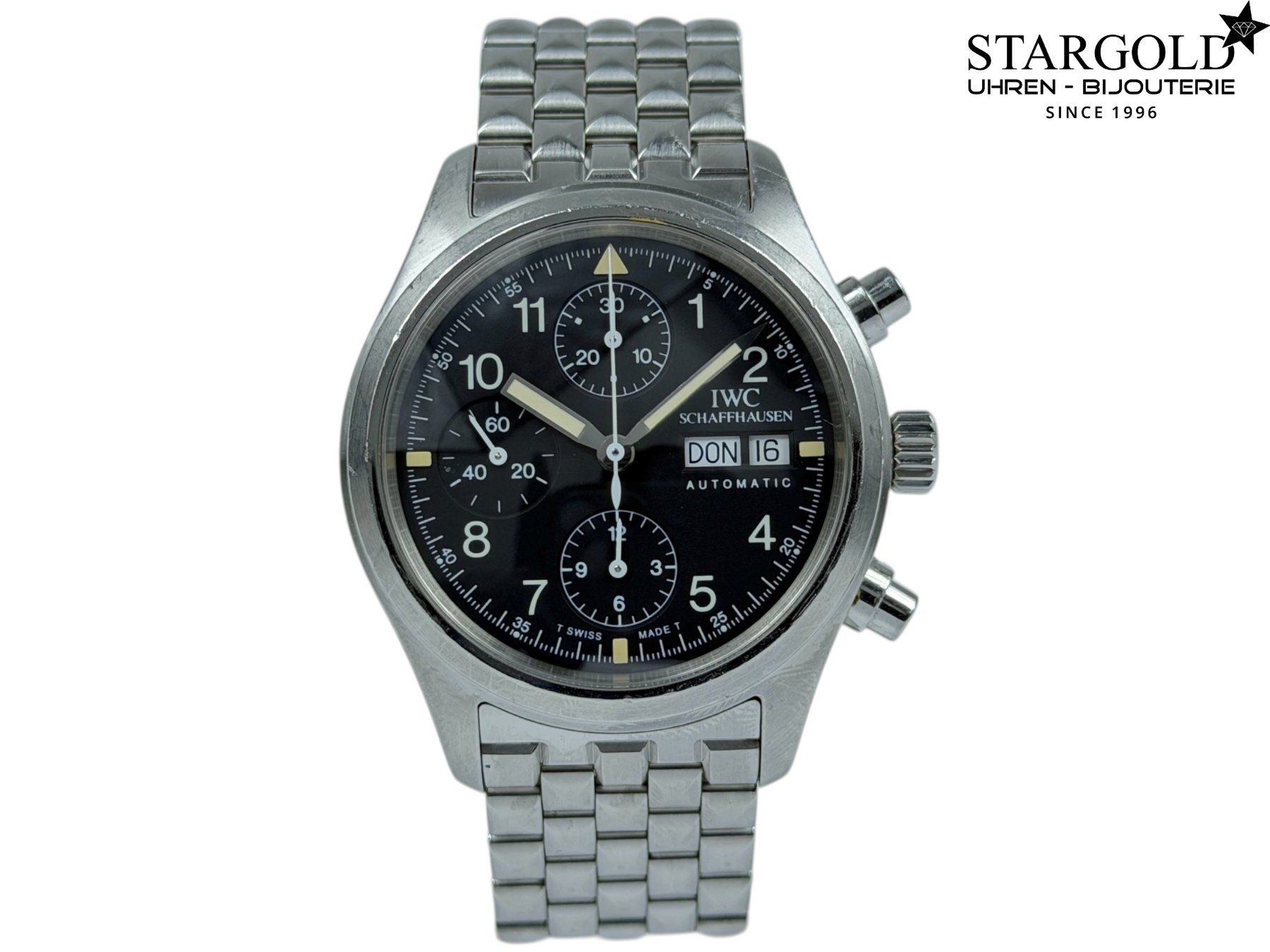 IWC Uhren: IWC Fliegeruhr Chronograph - IW3706 – Gebraucht aus Zürich von Stargold-Uhren