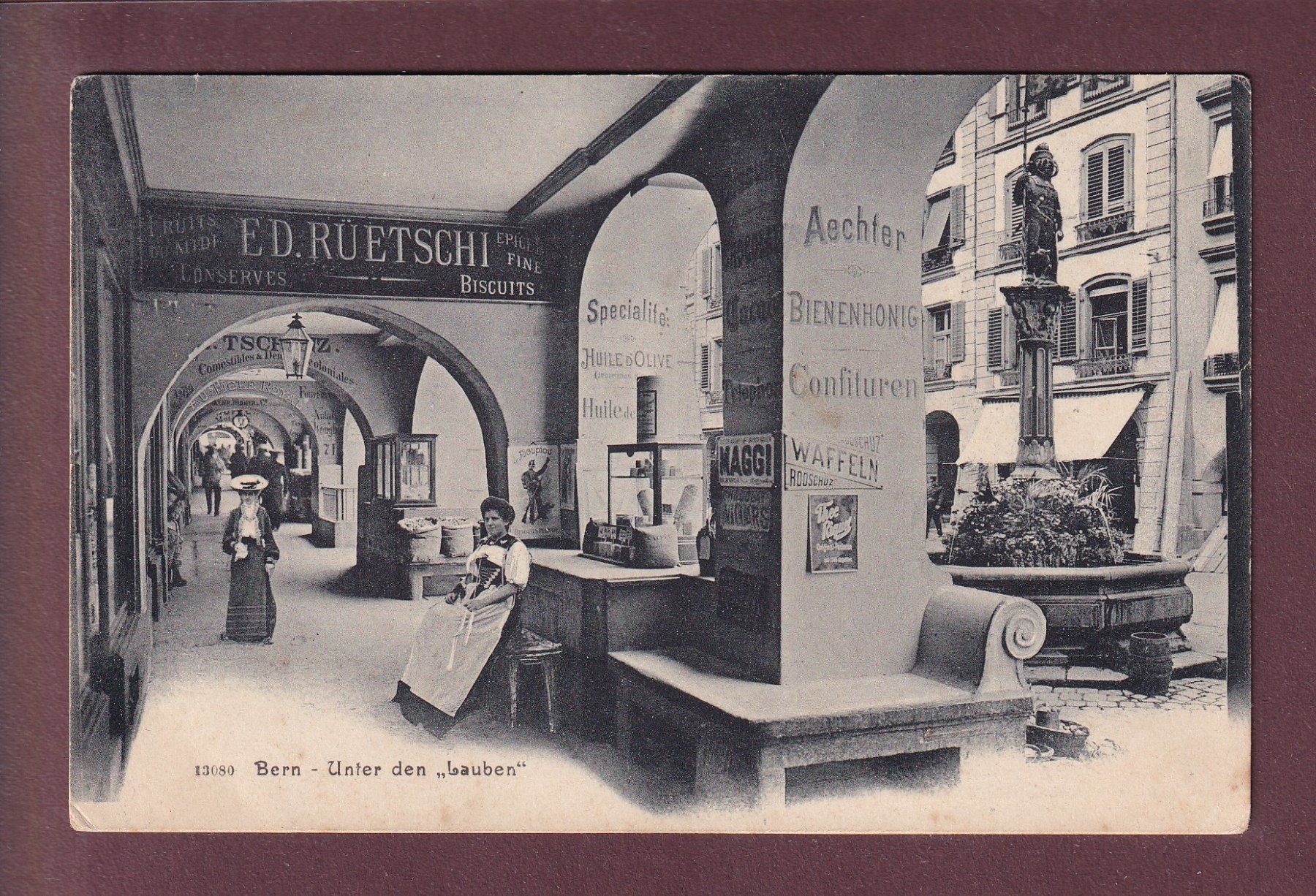 Cartoline postali: BERN - Unter den Lauben – Usato da Pully venduto da nicecards