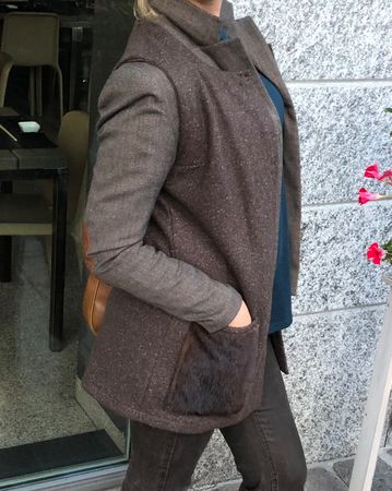 🔥🔥Valentino Lusso Gilet Con tasche in visone