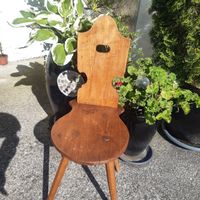 STABELLE Hartholz Kirsche. in Gutem antikem  Zustand