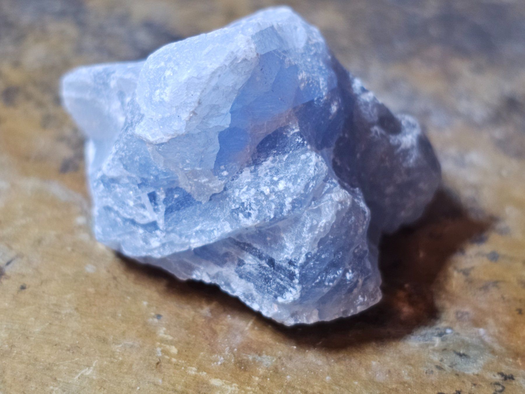 Minerali & Pietre curative: 13gr Calzit Calcith hellblau Heilwasser Kalzit Heilstein – Nuovo (secondo la descrizione) da Riedt b. Erlen venduto da Gottestraene
