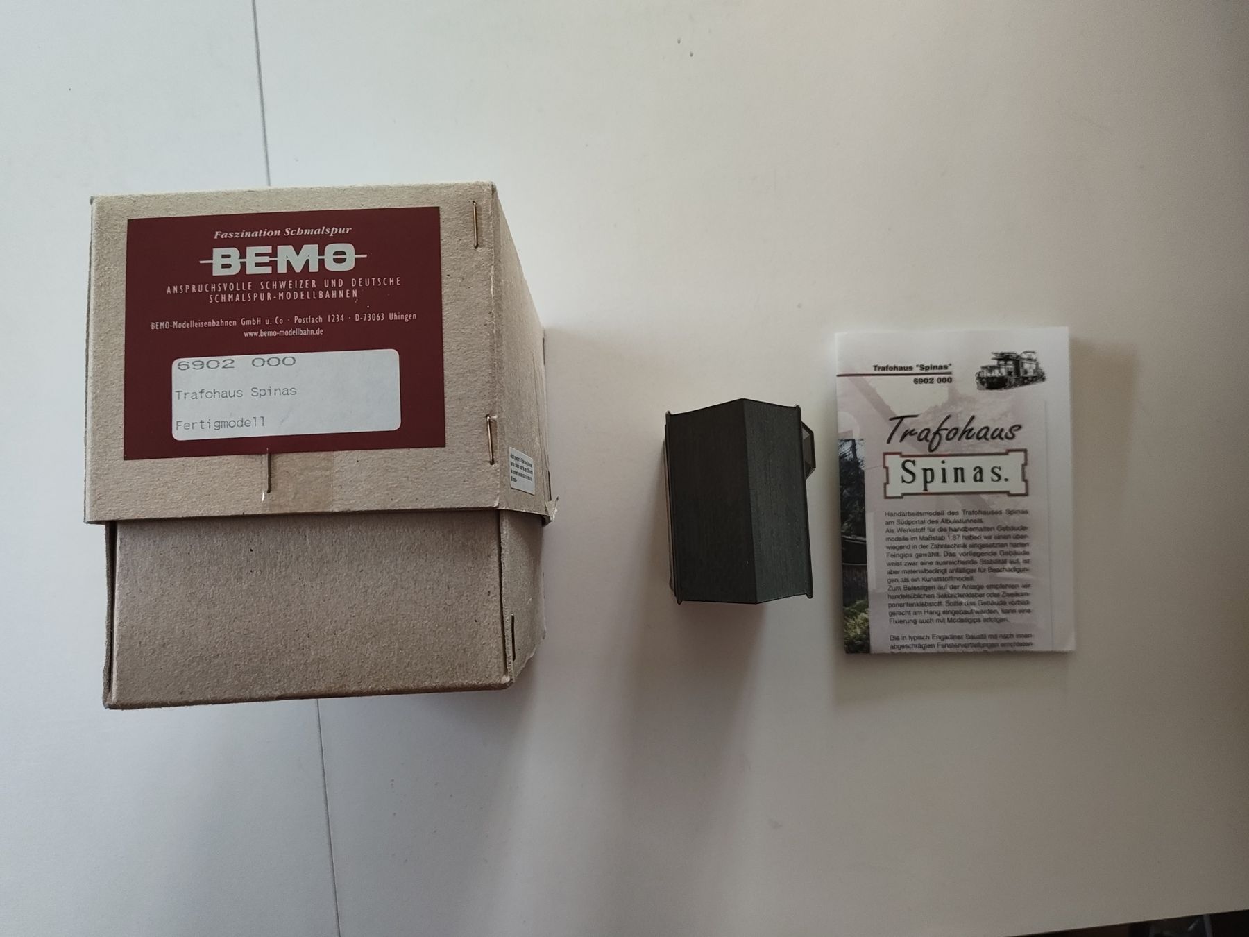 Bemo Modellini di ferrovie: Bemo 6902 000 Trafohaus Spinas H0m – Usato da Henggart venduto da hase25 6