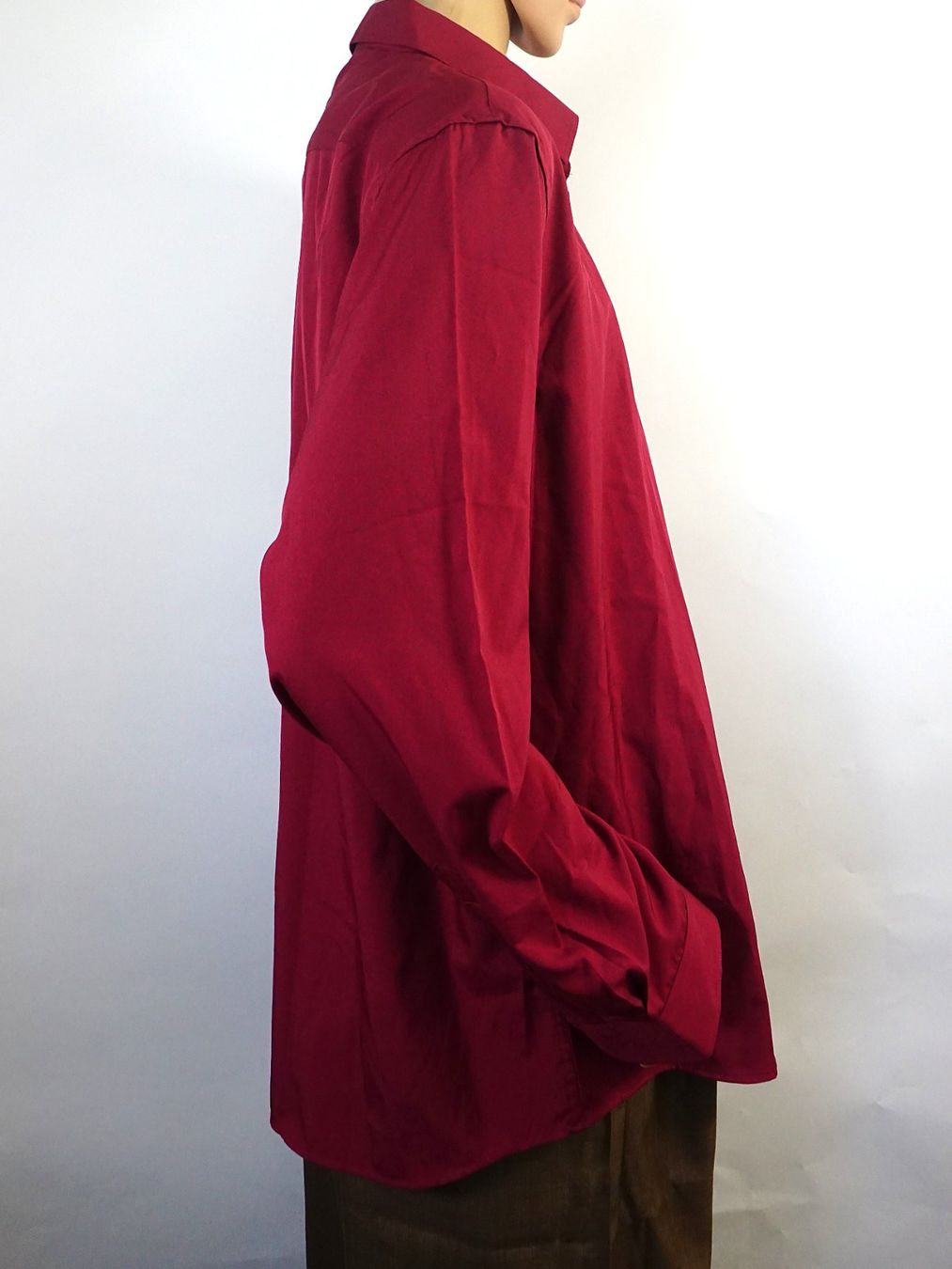 Shein Lotti di vestiti: Maronenbraune Manfinity-Hose mit weinrotem Hemd – Usato da Pratteln venduto da Restwert_Pratteln 6