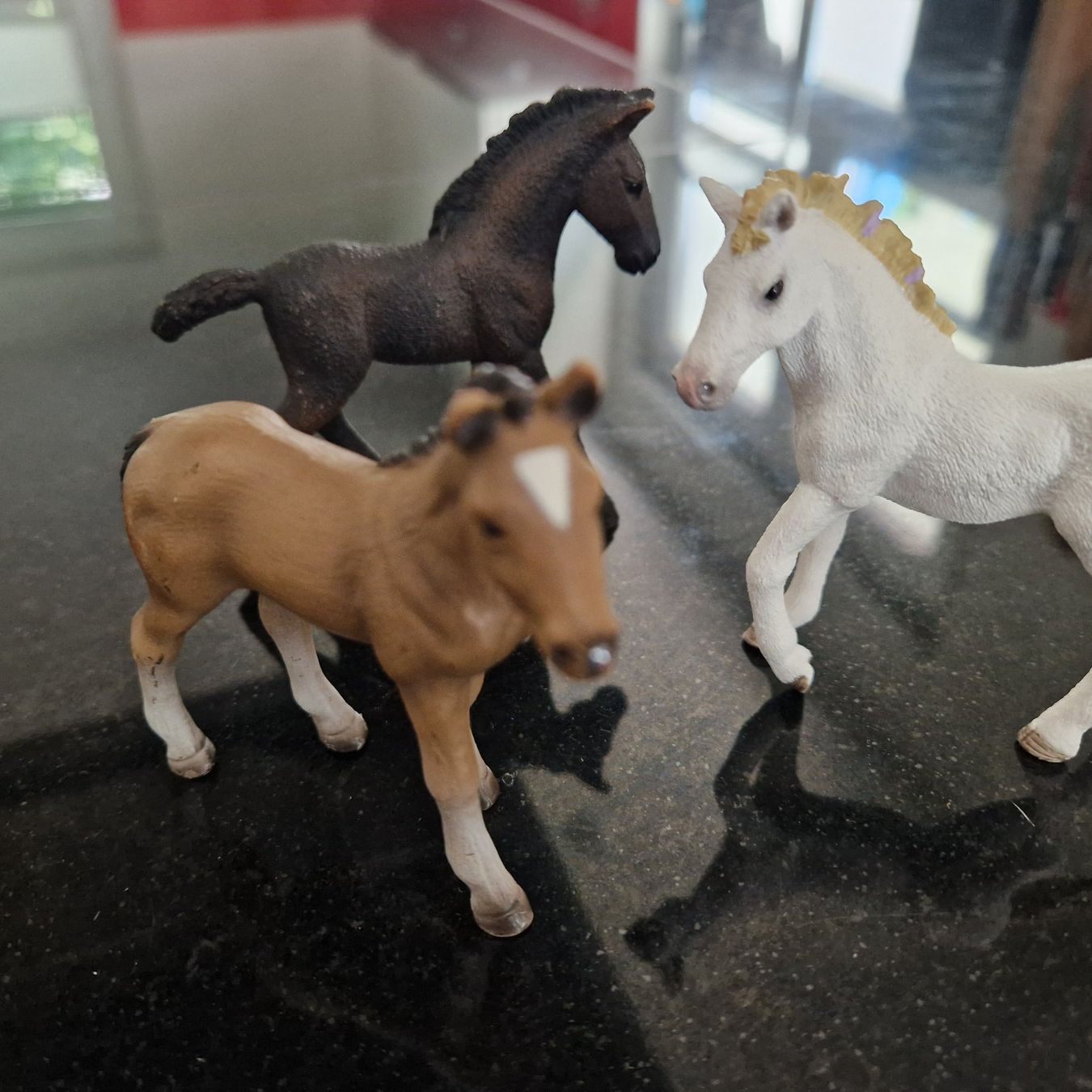 Schleich Statuette: Schleich 3 Fohlen, top – Usato da Gränichen venduto da sunchi07 1