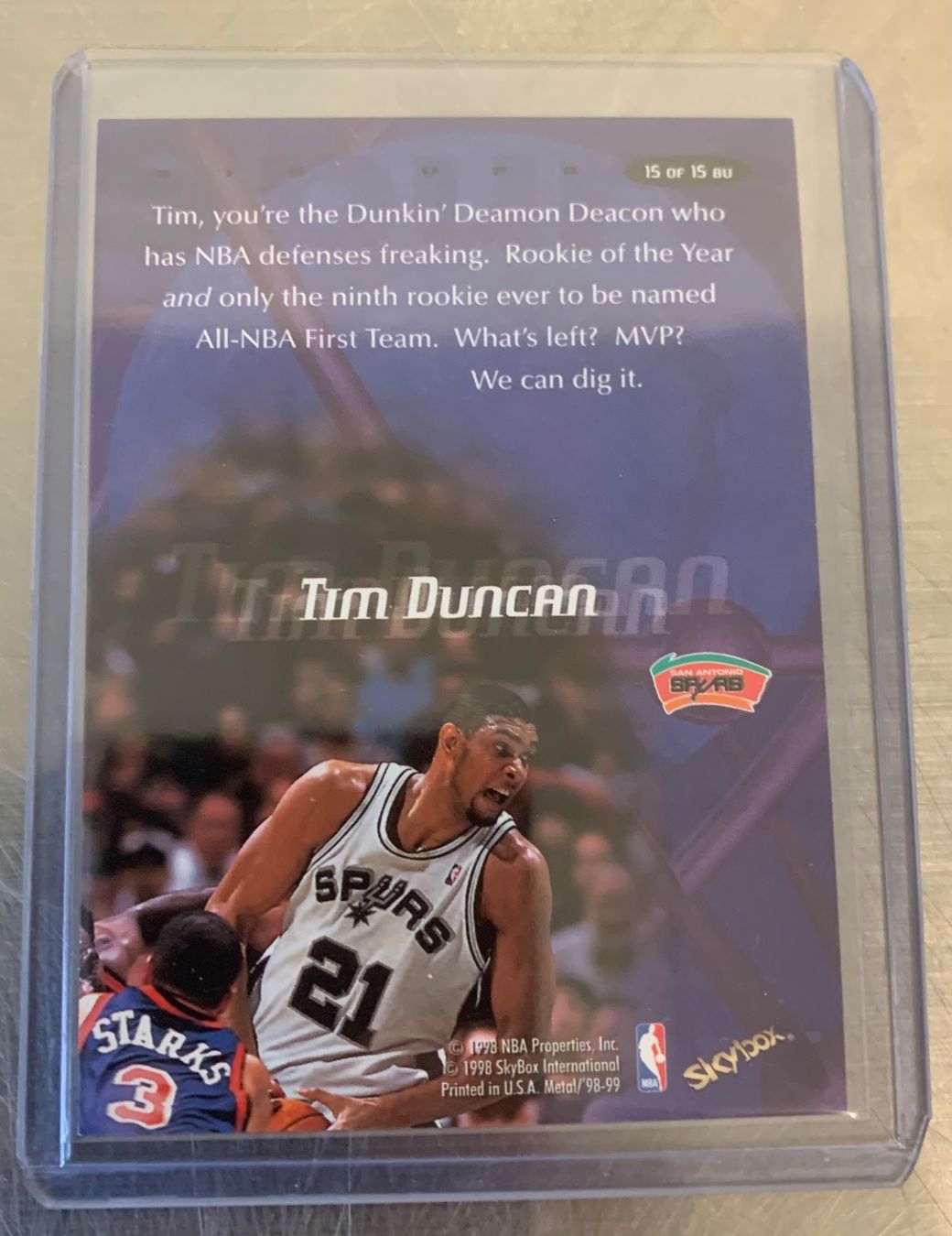 Nba Carte collezionabili: NBA Tim Duncan Big Ups Card – Nuovo (secondo la descrizione) da Muttenz venduto da joba23 1