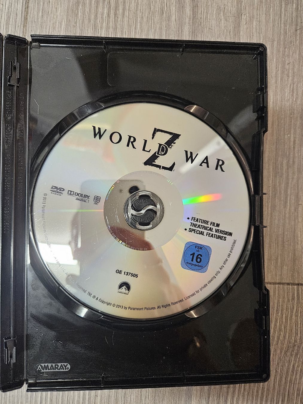 Alle DVDs: DVD World War Z  – Gebraucht aus Reinach AG von Irina_g00 1