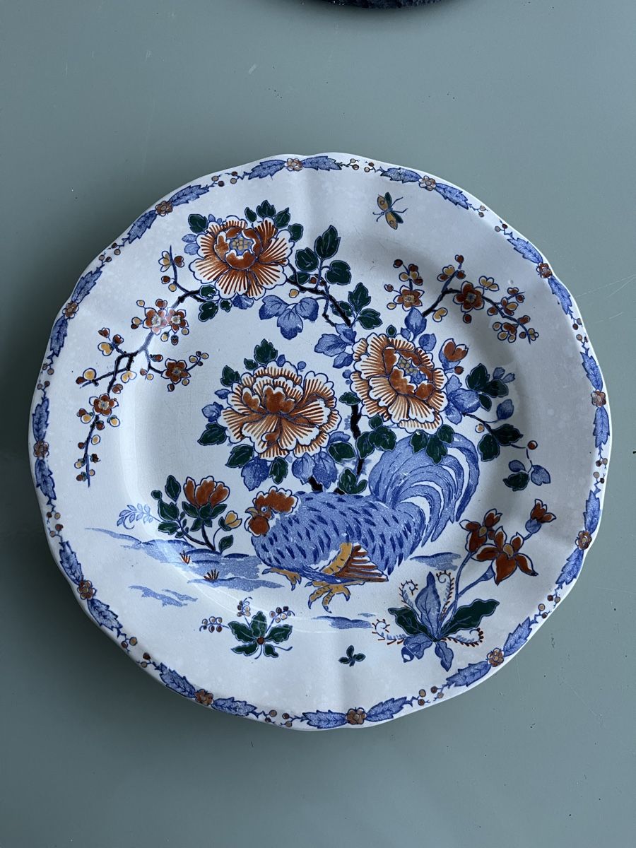 Teller: Assiette poule Gien – Gebraucht aus St. Prex von Nikolletta