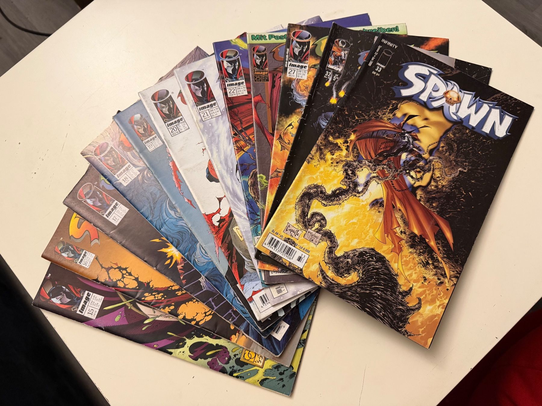 Comics: SPAWN Lot mit 12 Heften zwischen Heft 15 - 33 – Gebraucht aus Münsingen von Ganjam