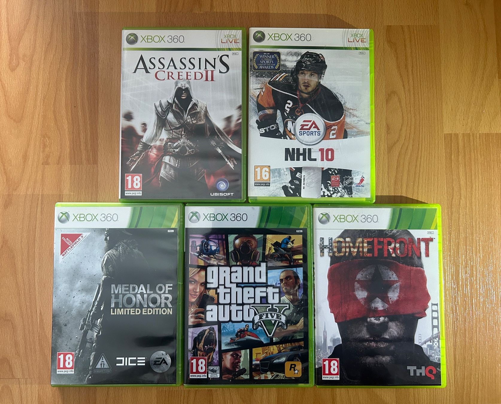 Giochi: Xbox 360 Games 5x Bundle – Usato da Montet (Broye) venduto da Noham-Shop