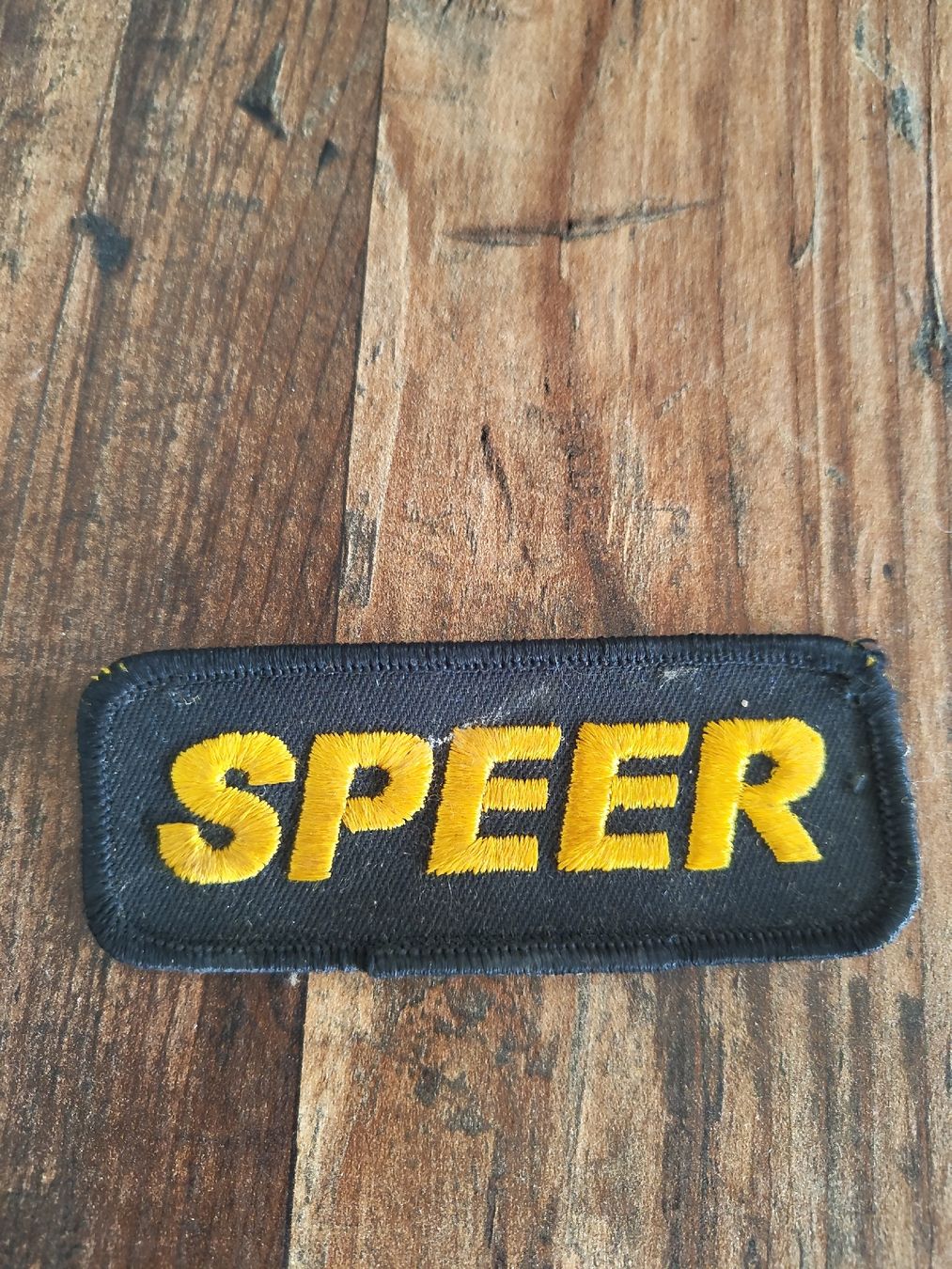 Plaketten & Abzeichen: SPEER stoff patch – Gebraucht aus Weinfelden von RobsFortune