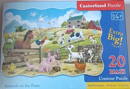 Castorland Maxi Puzzle: Tiere auf dem Bauernhof, 20 Teile