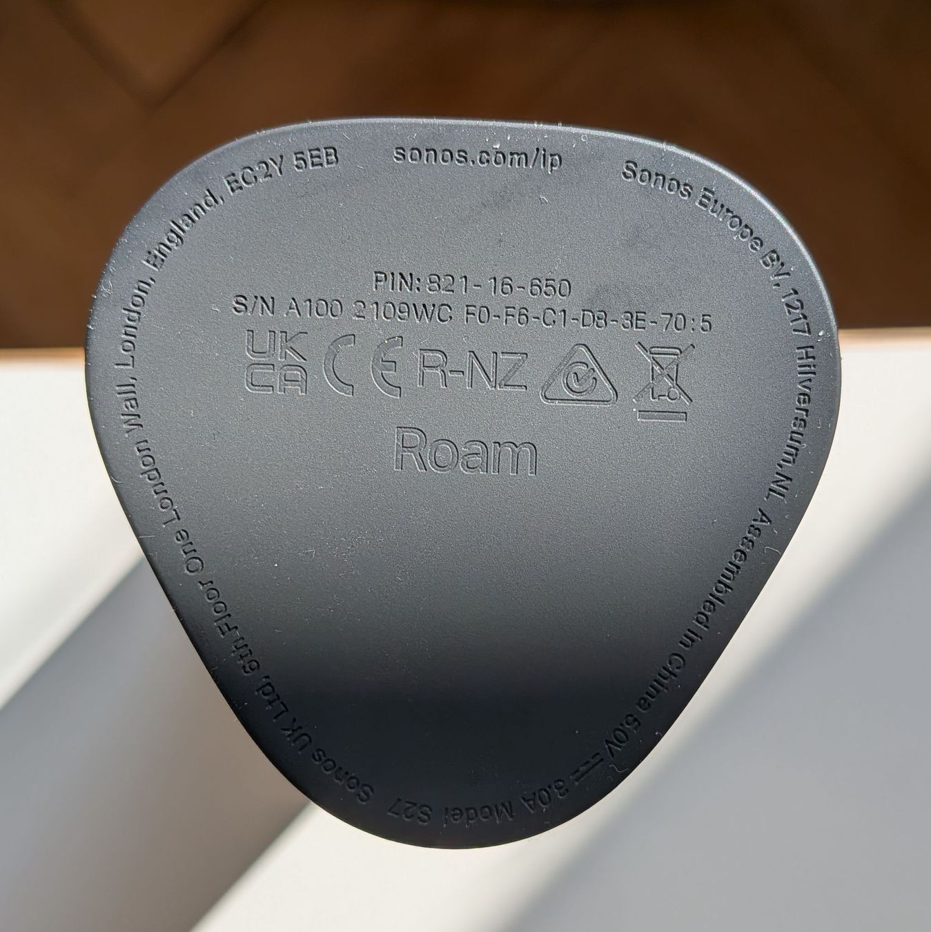 Sonos Casse acustiche: Sonos Roam Bluetooth Speaker black good condition – Usato da Zürich venduto da beim2011