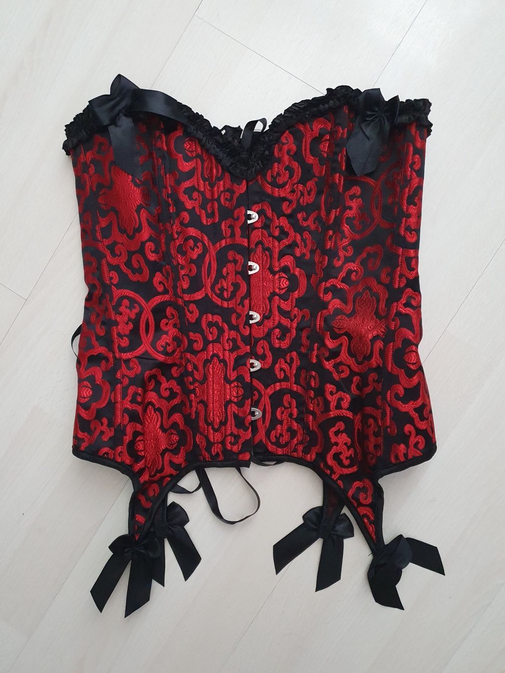 Autres dessous: Rot/schwarz Gothic Corsage Gr S/M – D'occasion à Münsingen par BlackTears-3
