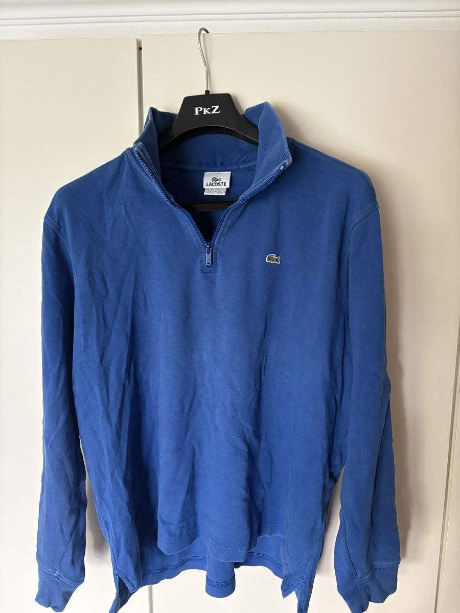 Maglioni & Felpe: Lacoste Men's Quarter-Zip Pullover, Blue, Size Large – Usato da Gland venduto da chu_qc69