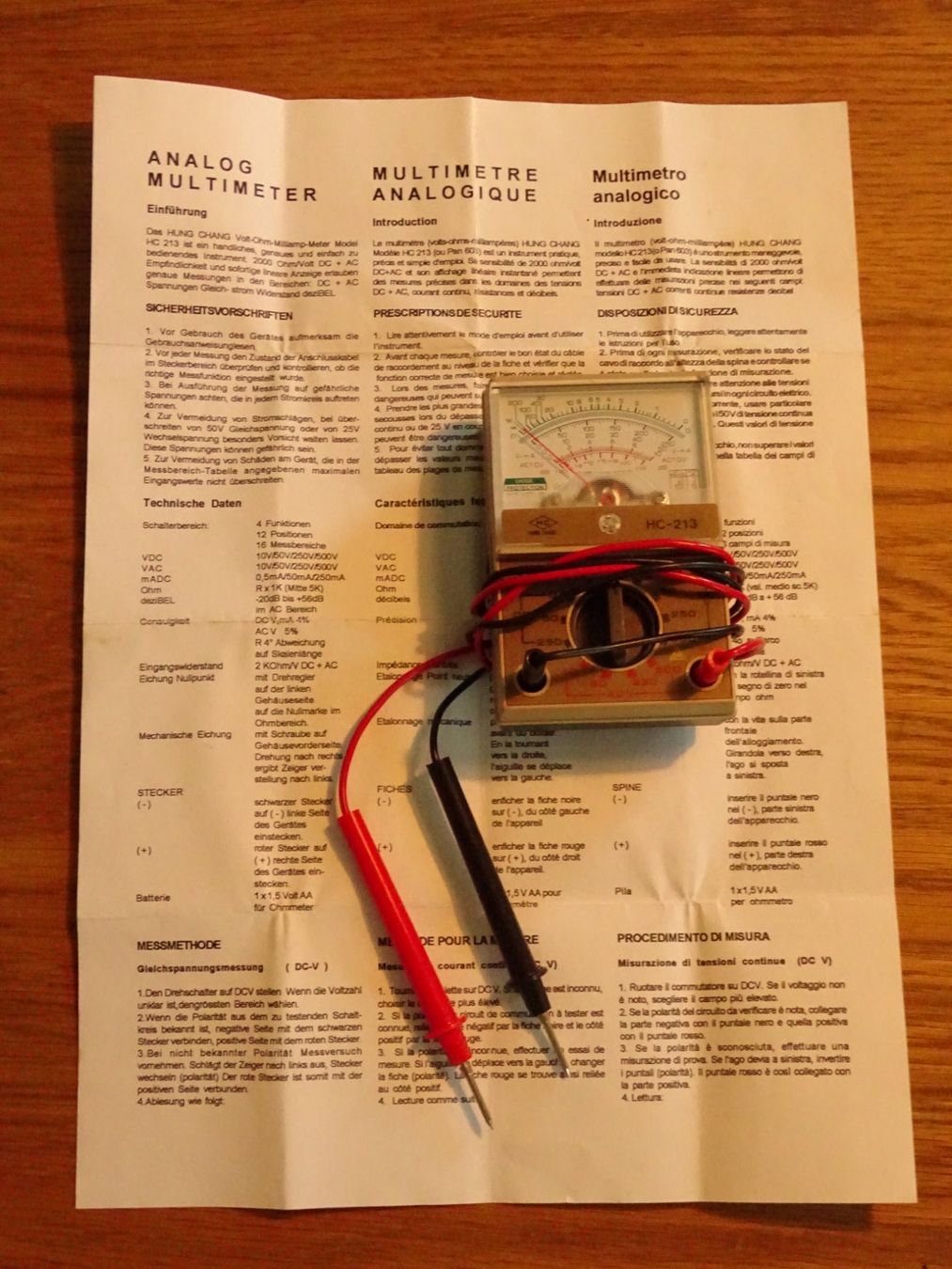 Messen: Kleines analoges Vielfachmessgerät – Gebraucht aus Hirzel von Musicman03 2