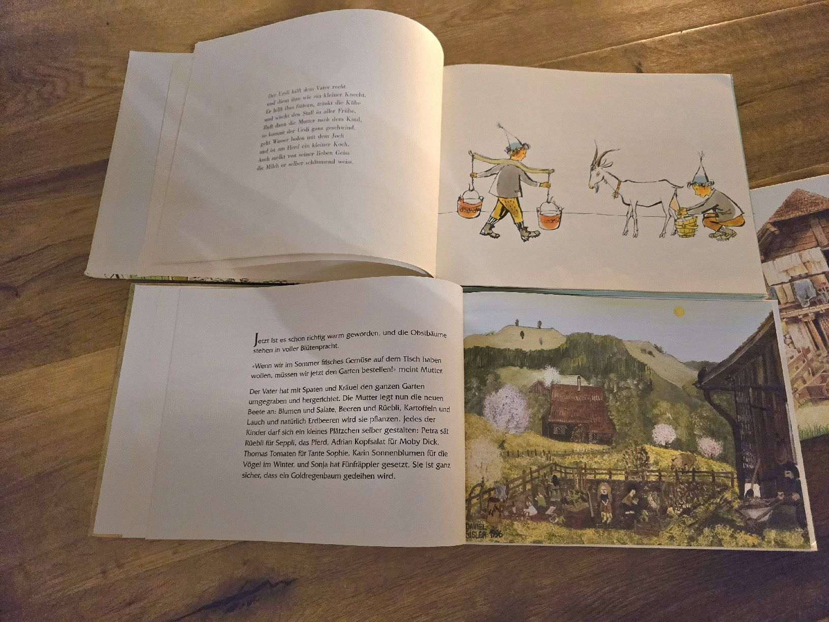 Libri: Bilderbücher Set: Schellen-Ursli, Mannli, Mit Bo Boholders – Usato da Wittenbach venduto da Tigerlili 4