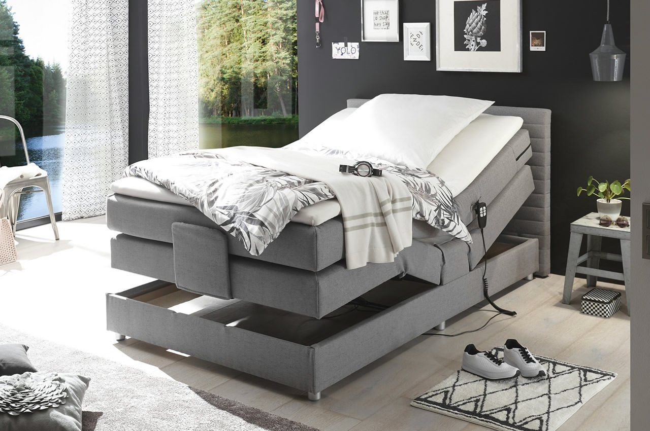 Letti: Boxspringbett mit Motor – Nuovo e nell'imballaggio originale da Zug venduto da Cheap-Shop 1