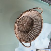 Körbchen Holz veraltet Design in Pastell Farbe